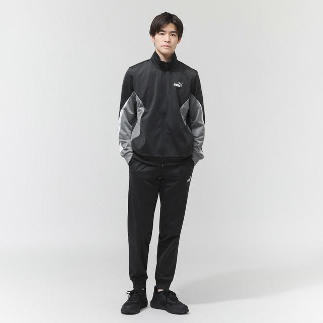 PUMA（プーマ） メンズ ウインド 上下セット ESS ブロック ポリ スーツ