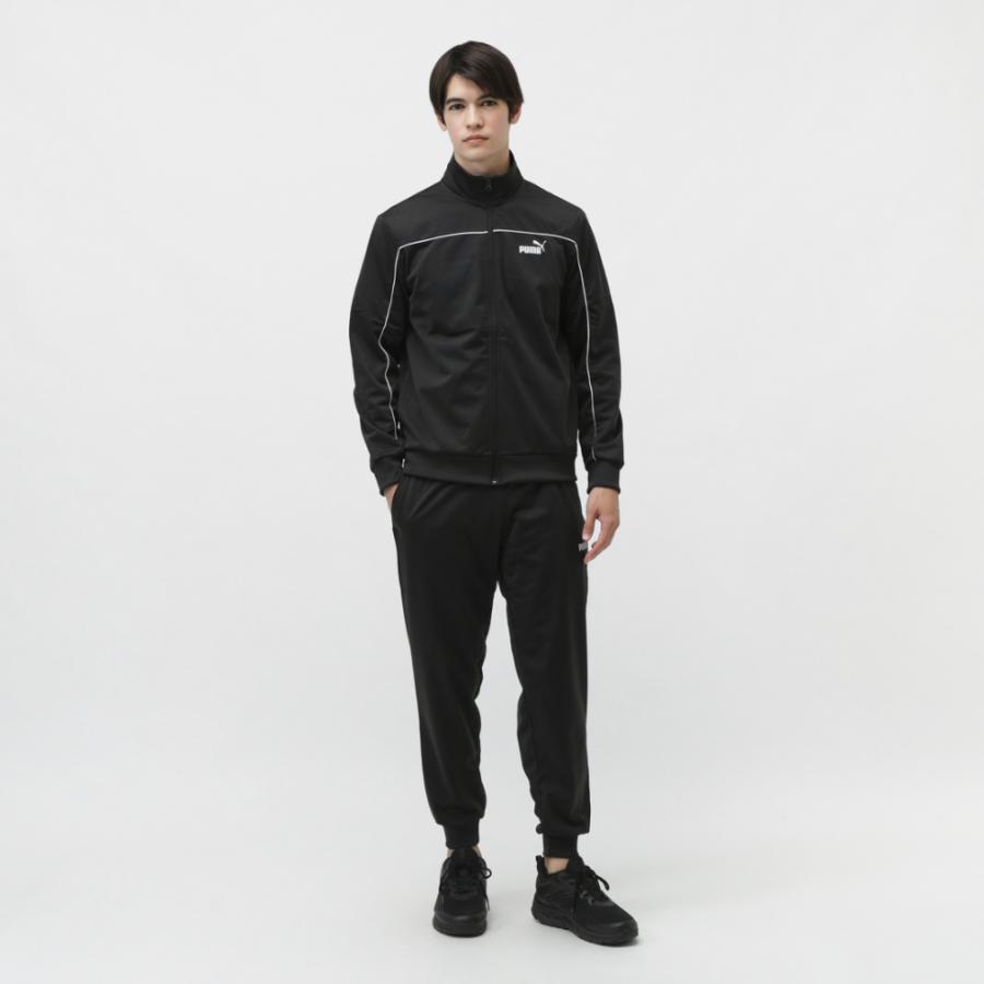 PUMA プーマ メンズ ジャージ 上下セット ポリ パイピングスーツ PUMA プーマ メンズ ジャージ 上下セット ポリ パイピングスーツ