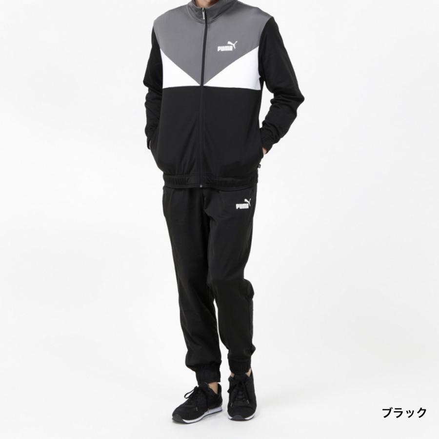 プーマ メンズ ジャージ上下セット カラーブロック トレーニングスーツ