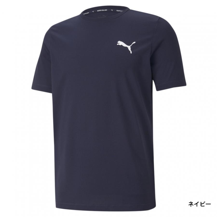 PUMA（プーマ） メンズ 半袖 機能 Tシャツ ACTIVE スモールロゴ T
