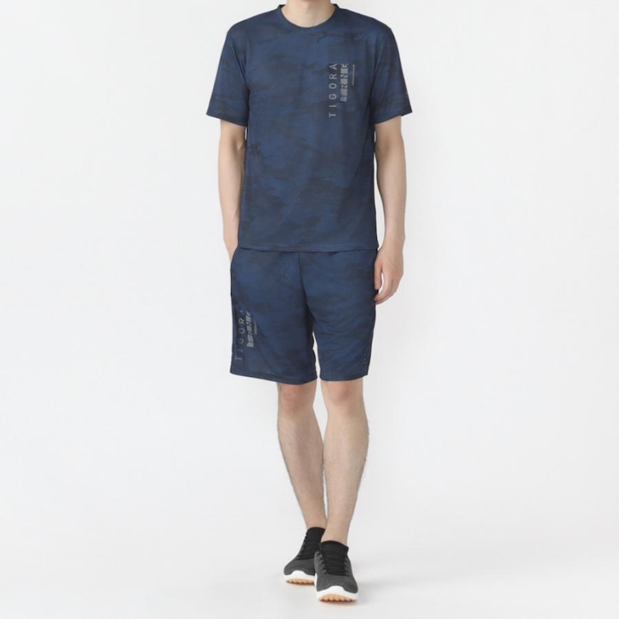 TIGORA（ティゴラ） メンズ 半袖 Tシャツ ショートパンツ 上下セット