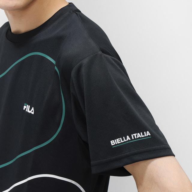 FILA（フィラ） メンズ 半袖 機能 Tシャツ メンズショートスリーブ