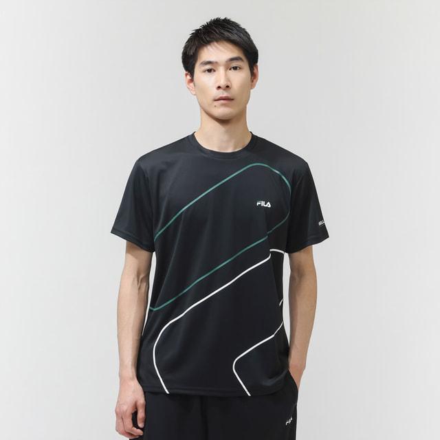 FILA（フィラ） メンズ 半袖 機能 Tシャツ メンズショートスリーブ