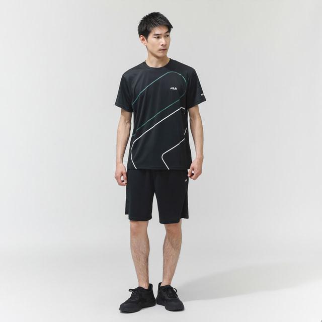 FILA（フィラ） メンズ 半袖 機能 Tシャツ メンズショートスリーブ