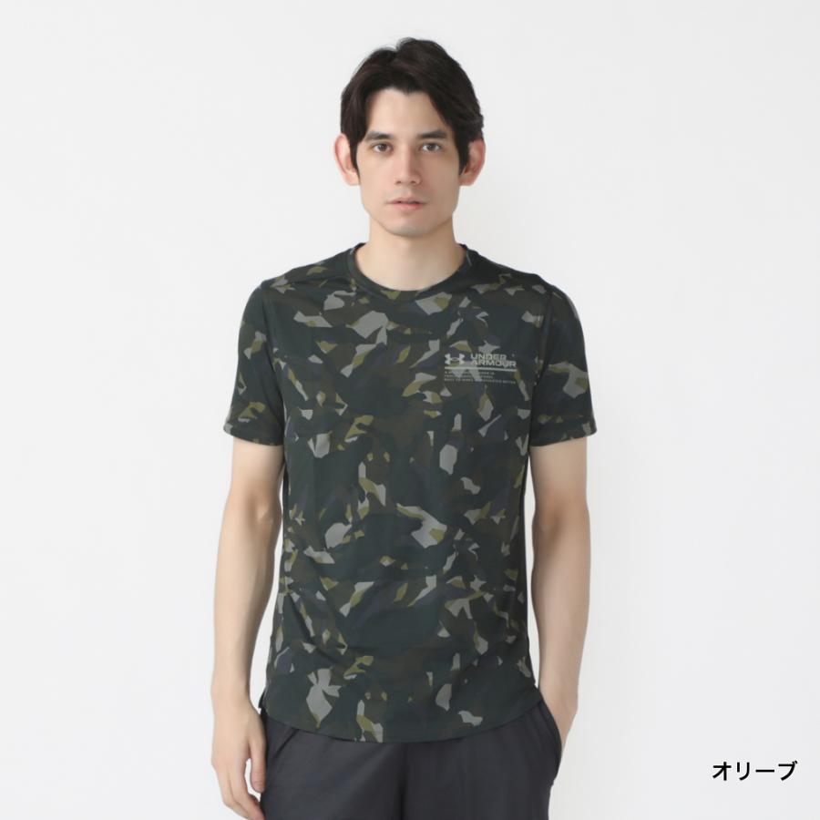 アンダーアーマー メンズ 半袖 機能 Tシャツ UAアイソチル プリント 