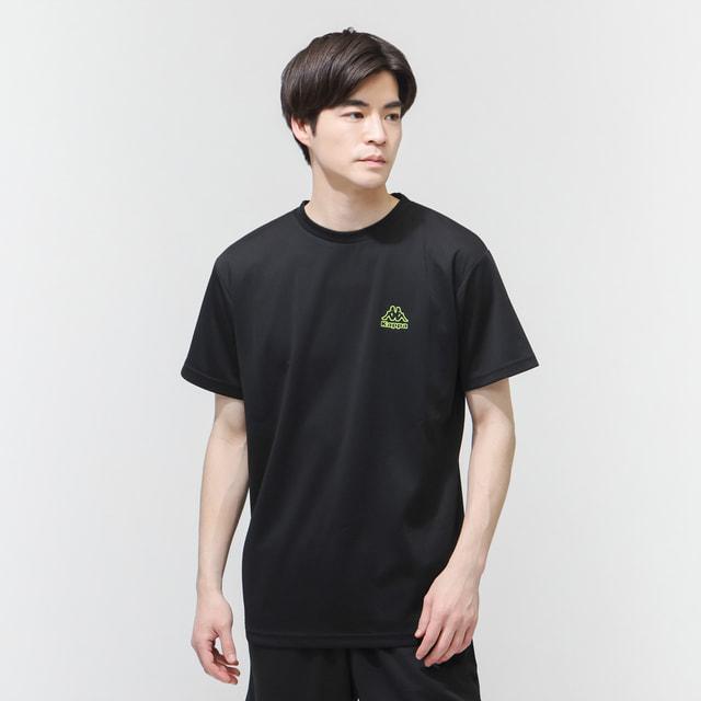 Kappa（カッパ） メンズ 半袖 機能 Tシャツ バックプリント半袖Tシャツ