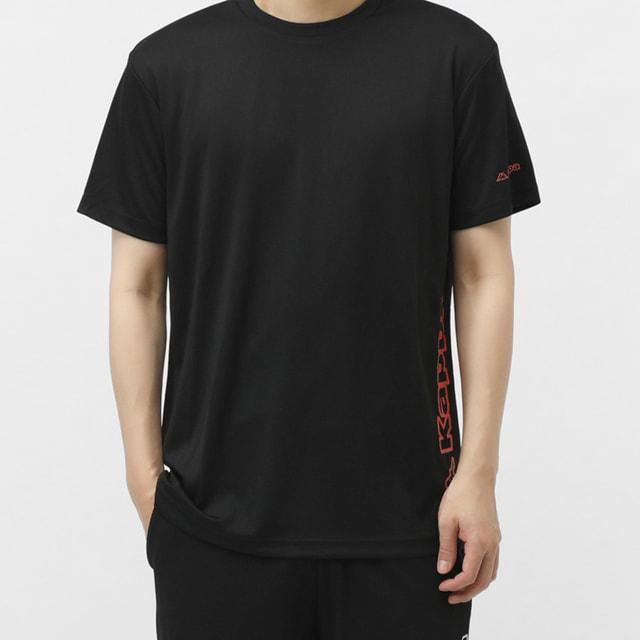 Kappa（カッパ） メンズ 半袖 機能 Tシャツ グラフィック半袖Tシャツ