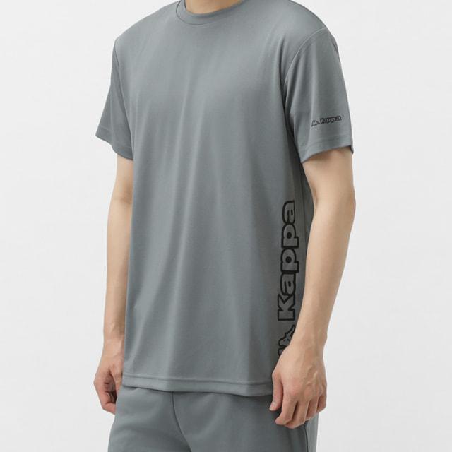 Kappa（カッパ） メンズ 半袖 機能 Tシャツ グラフィック半袖Tシャツ
