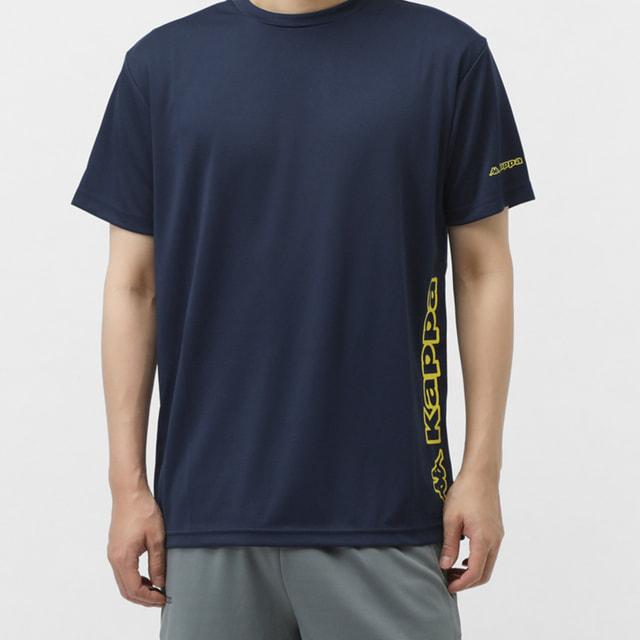 Kappa（カッパ） メンズ 半袖 機能 Tシャツ グラフィック半袖Tシャツ
