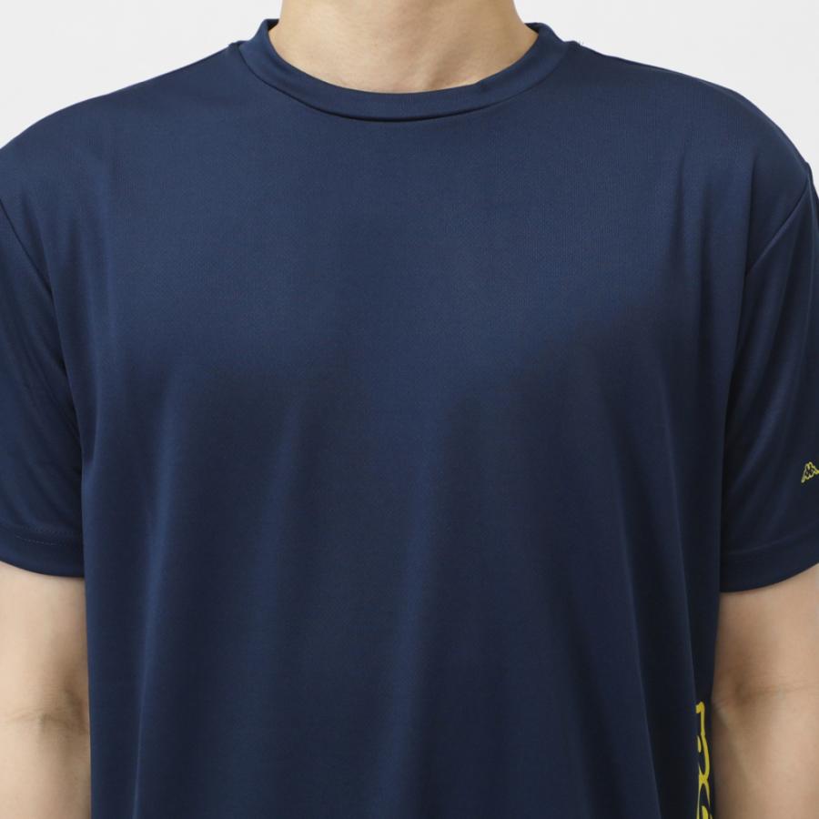 Kappa（カッパ） メンズ 半袖 機能 Tシャツ グラフィック半袖Tシャツ