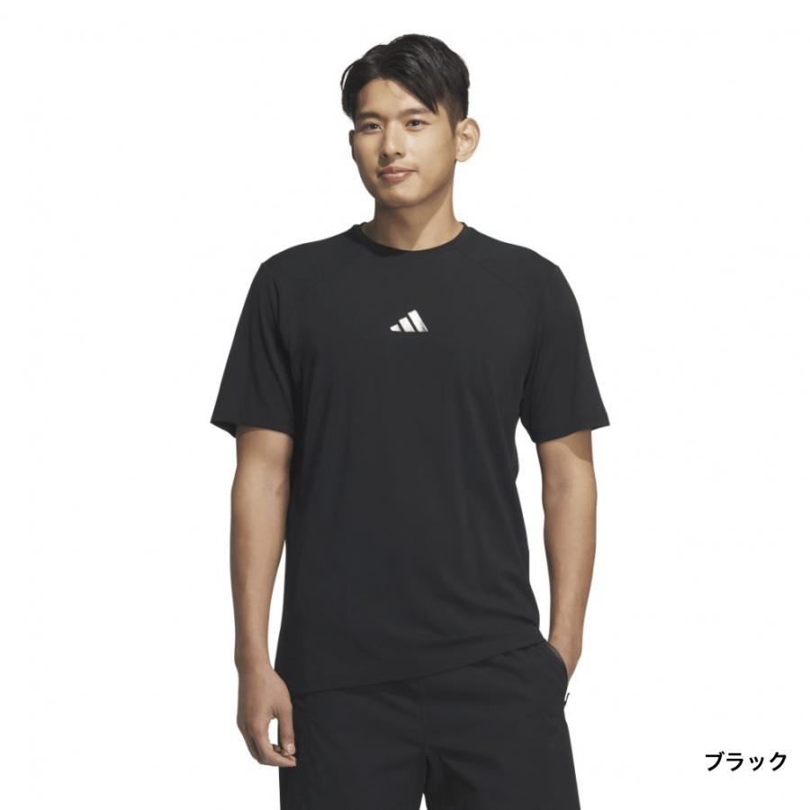 メンズ tシャツ ブラック プリント L アディダス 半袖 古着 スポーツ adidas アディダス メンズ 半袖 機能 Tシャツ プレミアム