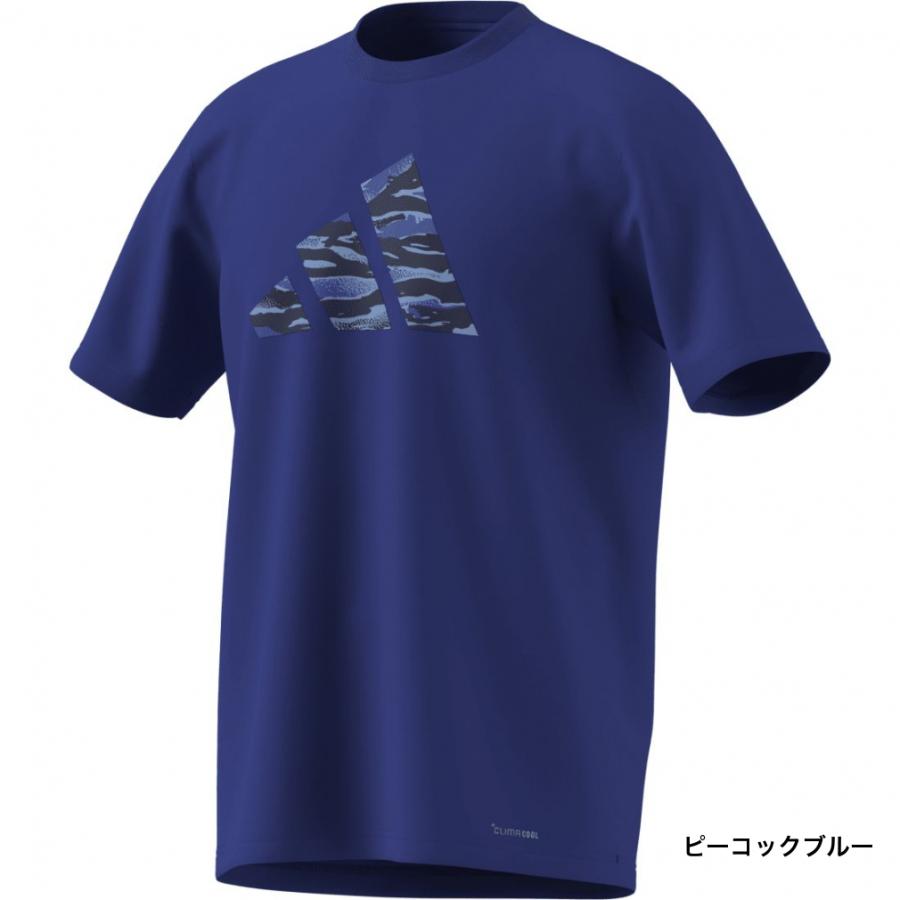 adidas（アディダス） メンズ 半袖 機能 Tシャツ M CAMO LOGO ポリ T