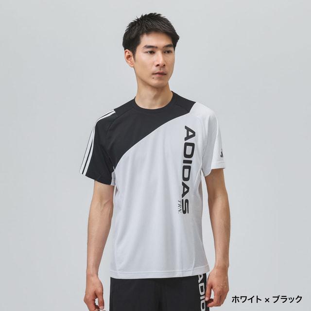 adidas（アディダス） メンズ 半袖 機能 Tシャツ M TRN カラーブロック