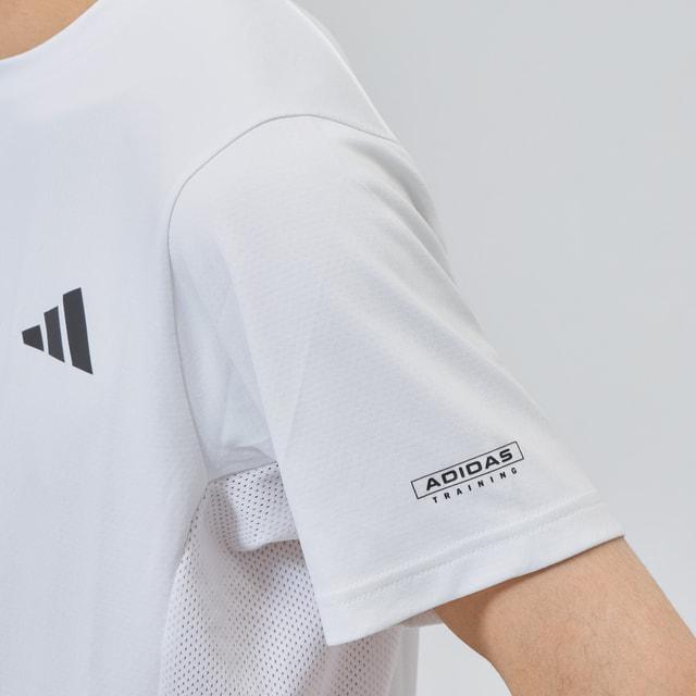 adidas（アディダス） メンズ 半袖 機能 Tシャツ M TRN バックロゴ S