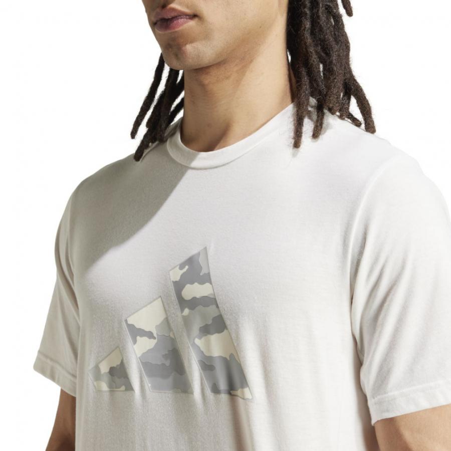 adidas（アディダス） メンズ 半袖 機能 Tシャツ トレイン エッセンシャルズ カモグラフィック ロゴ 半袖Tシャツ JUA02 ...