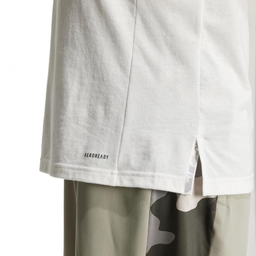 adidas（アディダス） メンズ 半袖 機能 Tシャツ トレイン エッセンシャルズ カモグラフィック ロゴ 半袖Tシャツ JUA02 ...