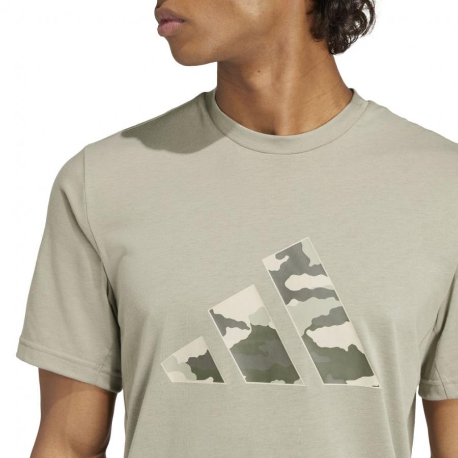 adidas（アディダス） メンズ 半袖 機能 Tシャツ トレイン エッセンシャルズ カモグラフィック ロゴ 半袖Tシャツ JUA02 ...