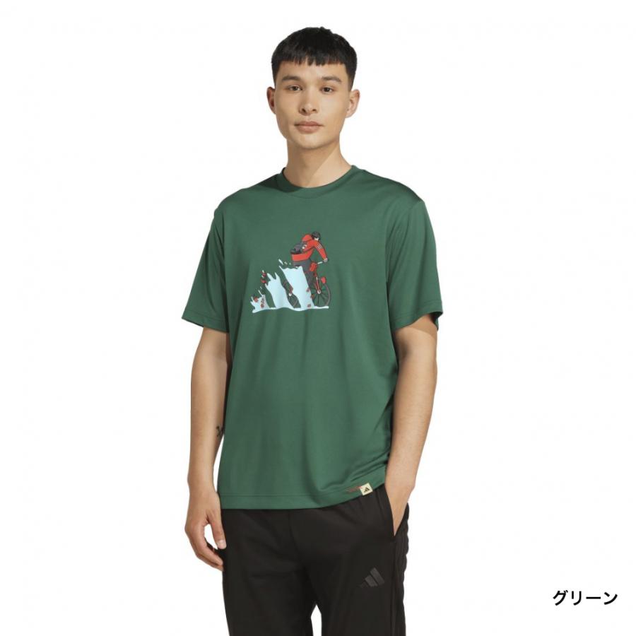 adidas（アディダス） メンズ 半袖 機能 Tシャツ M DDL BIKE Tシャツ