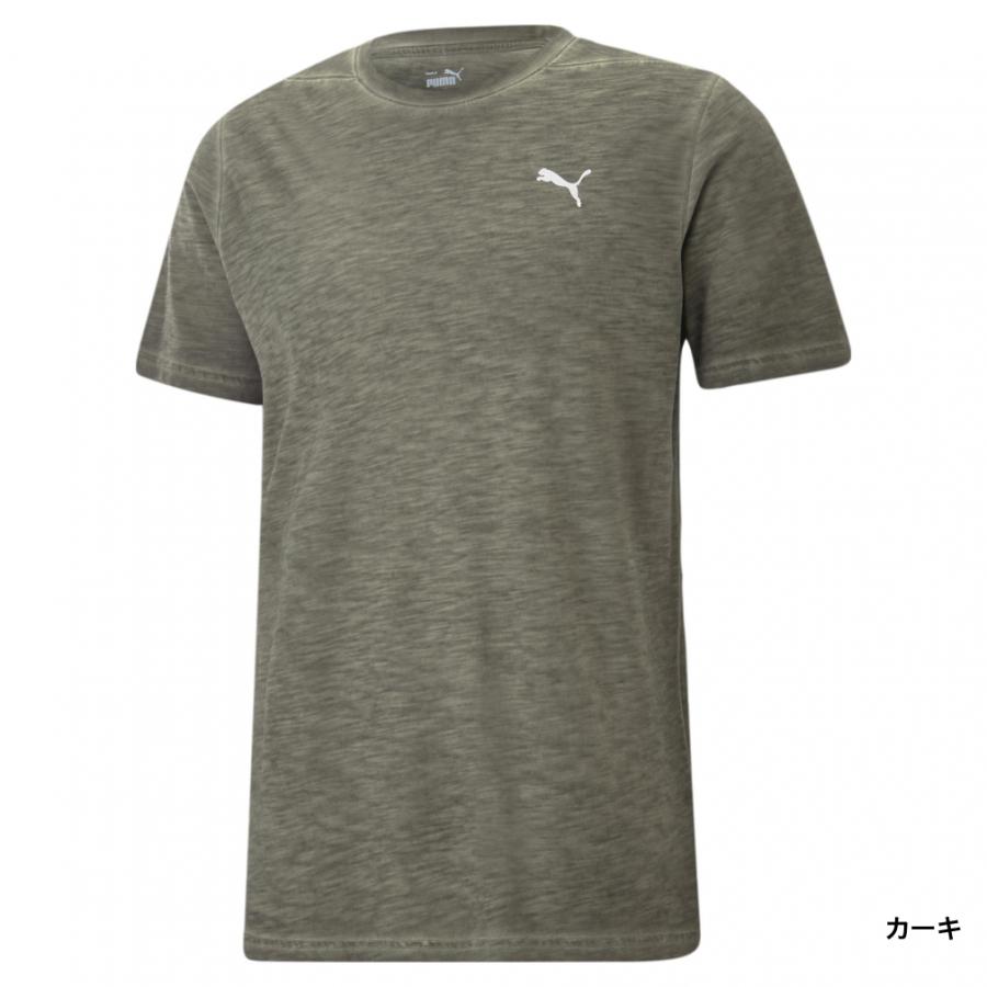 プーマ メンズ 半袖 機能 Tシャツ M STUDIO FOUNDATION WASH SS T