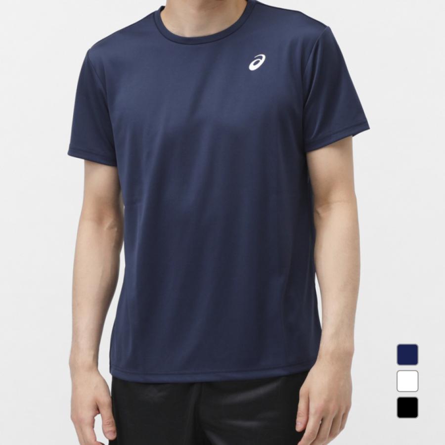 ASICS（アシックス） メンズ 半袖 機能 Tシャツ ドライワンポイント