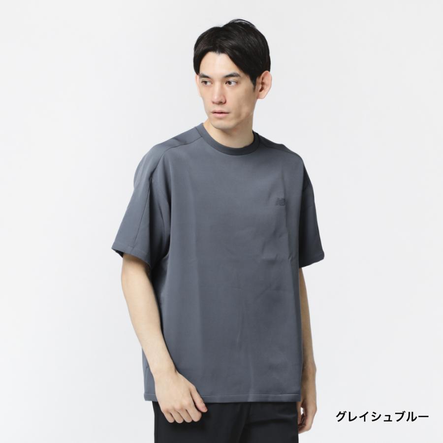 ニューバランス THE CITY メンズ 半袖 機能 Tシャツ ウーブンショートスリーブTシャツ AMT45115 スポーツウェア アルペン・スポーツデポ限定 New Balance｜alpen-group｜04