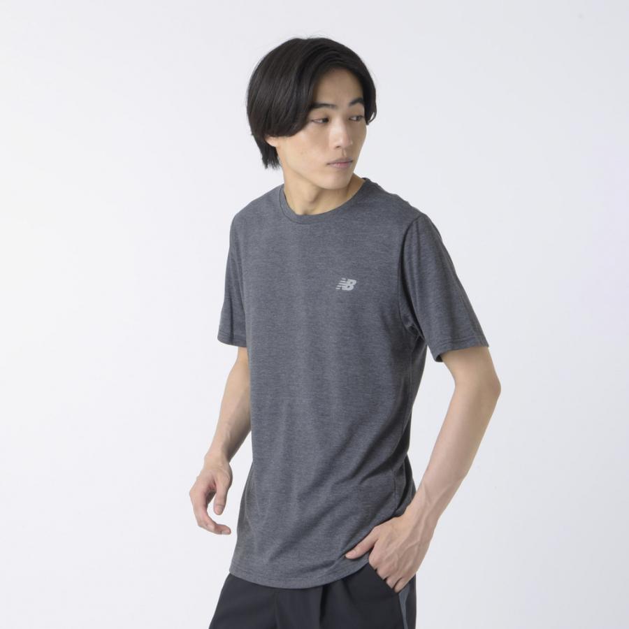 ニューバランス メンズ 半袖 機能 Tシャツ ヘザーテックショートスリーブTシャツ Sport Essentials MT41070 スポーツウェア New Balance｜alpen-group｜12