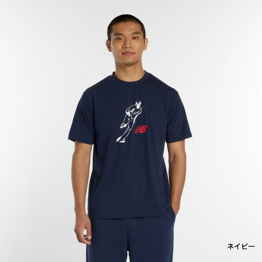 Tシャツ(半袖/袖なし) baserange 20SS shortsleeve torna blue S New Balance（ニューバランス） メンズ 半袖 機能 Tシャツ