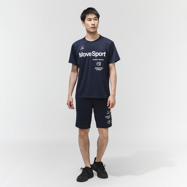 MUスポーツ　ローネック半袖 ムーブスポーツ メンズ 半袖 機能 Tシャツ クーリスト半袖シャツ