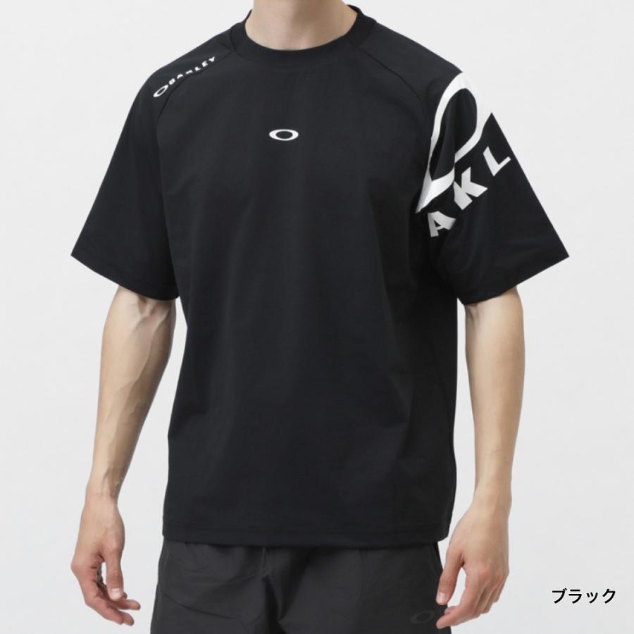 新品未使用OAKLEY オークリー メンズ スポーツウェア XL ブラック OAKLEY（オークリー） メンズ 半袖 機能 Tシャツ O-SYNC PACK KNIT SS