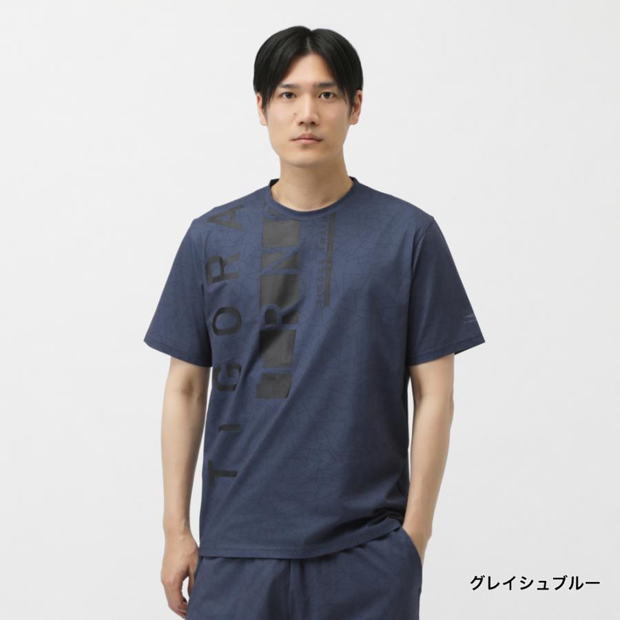 TIGORA（ティゴラ） メンズ 半袖 機能 Tシャツ ドライメッシュTシャツ