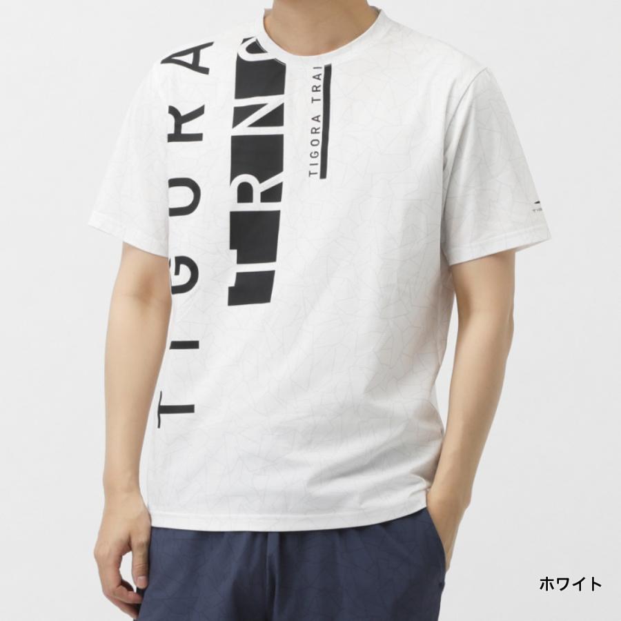 TIGORA（ティゴラ） メンズ 半袖 機能 Tシャツ ドライメッシュTシャツ