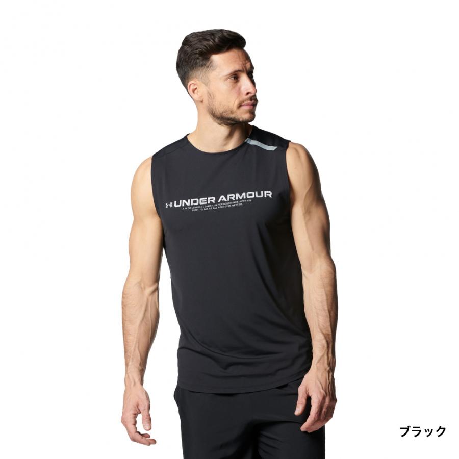 未使用　アンダーアーマー　ノースリーブ機能シャツ　1378357　サイズ：ML UNDER ARMOUR（アンダーアーマー） メンズ ノースリーブ 機能 シャツ