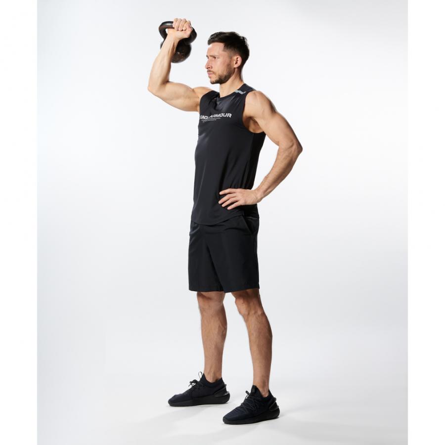 未使用　アンダーアーマー　ノースリーブ機能シャツ　1378357　サイズ：ML アンダーアーマー UNDER ARMOUR メンズ ノースリーブ機能シャツ UA ISO