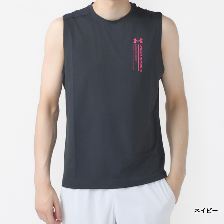 UNDER ARMOUR（アンダーアーマー） メンズ ノースリーブ 機能 シャツ