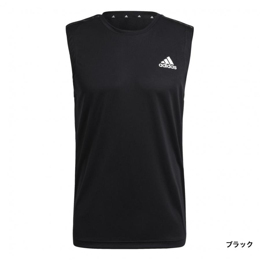 adidas（アディダス） メンズ ノースリーブ 機能 シャツ AEROREADY