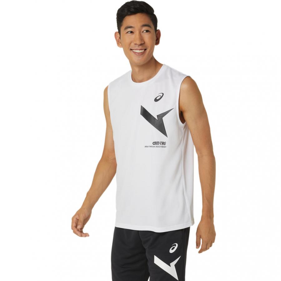 ASICS（アシックス） メンズ ノースリーブ 機能 シャツ A-I-Mドライ