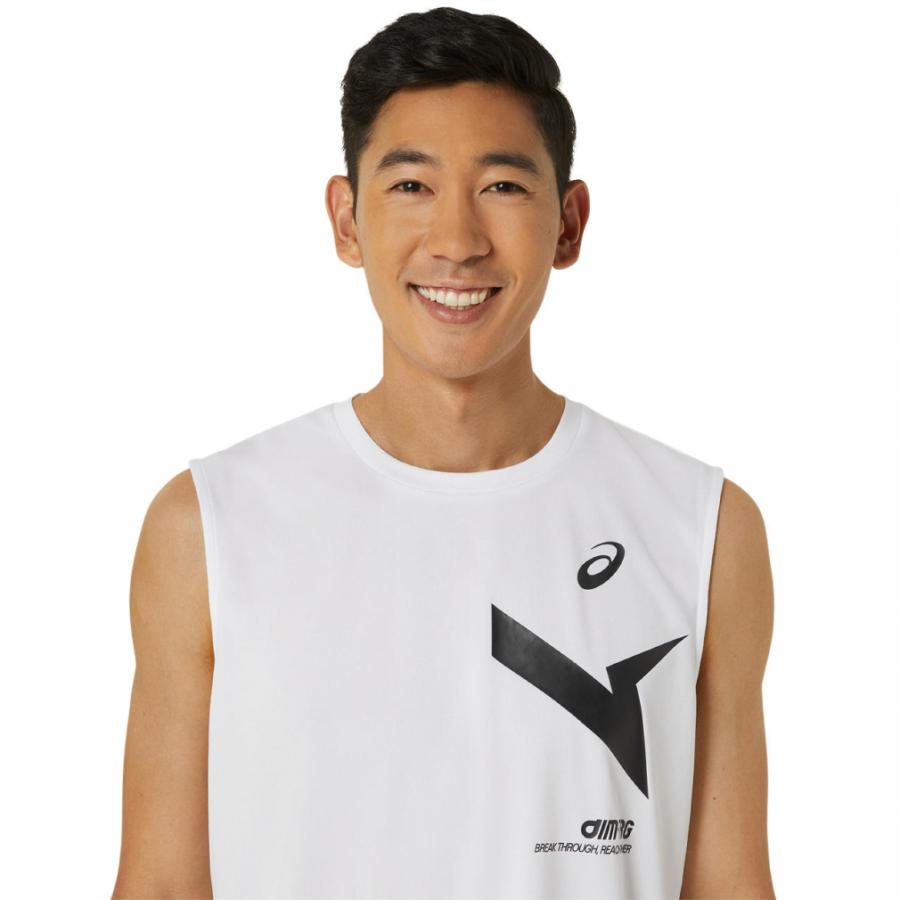 ASICS（アシックス） メンズ ノースリーブ 機能 シャツ A-I-Mドライ