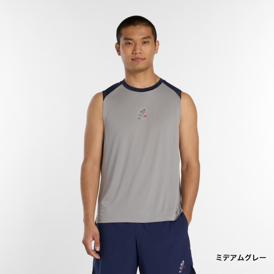 New Balance（ニューバランス） メンズ ノースリーブ 機能 シャツ 大谷