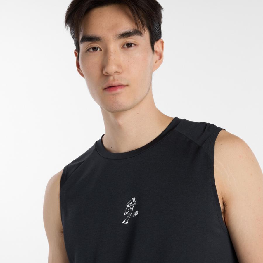 New Balance（ニューバランス） メンズ ノースリーブ 機能 シャツ 大谷