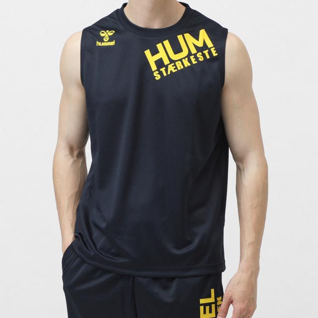 hummel サッカーウェア ノースリーブ　xo hummel（ヒュンメル） メンズ ノースリーブ 機能 シャツ ノースリーブ