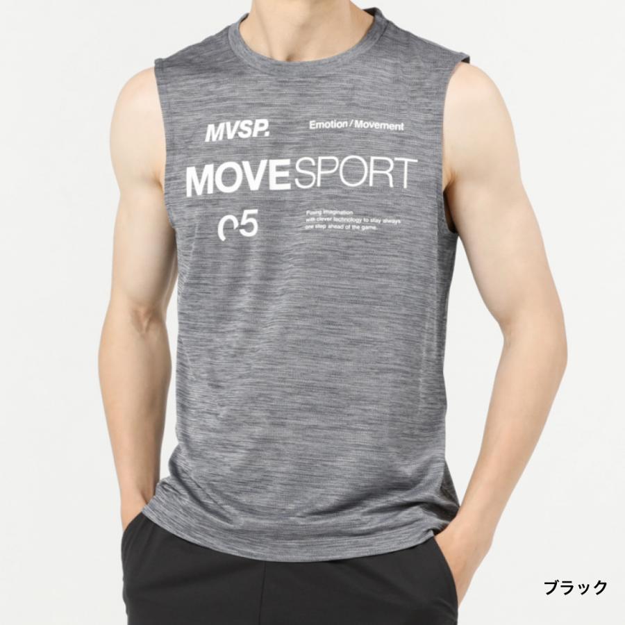 【105】DESCENTE ノースリー シャツ DGWTJA02 グレー M DESCENTE GOLF デサント メンズ ノースリーブ 機能 シャツ BRZ+