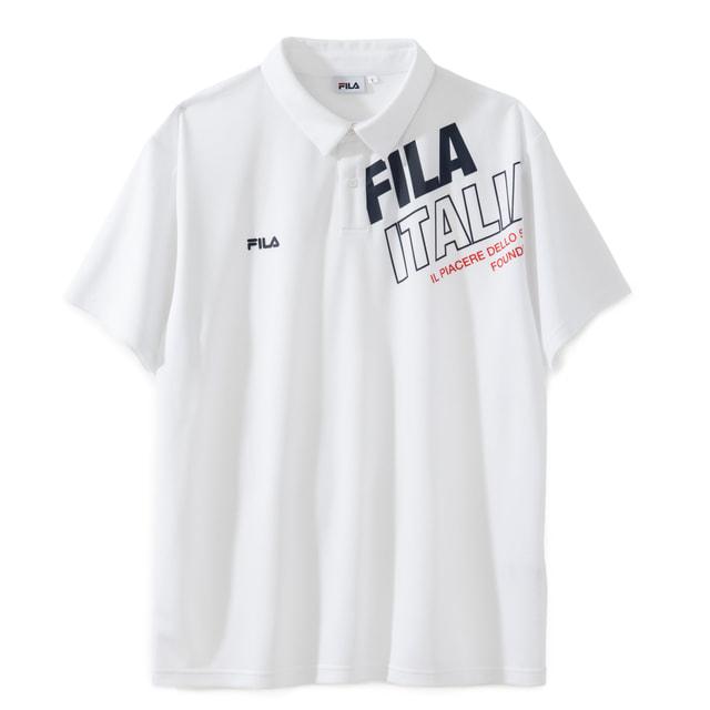 FILA（フィラ） メンズ 半袖 機能 ポロシャツ 冷感半袖ポロシャツ