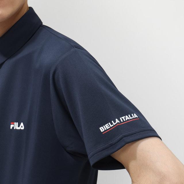 FILA（フィラ） メンズ 半袖 機能 ポロシャツ メンズショートスリーブ