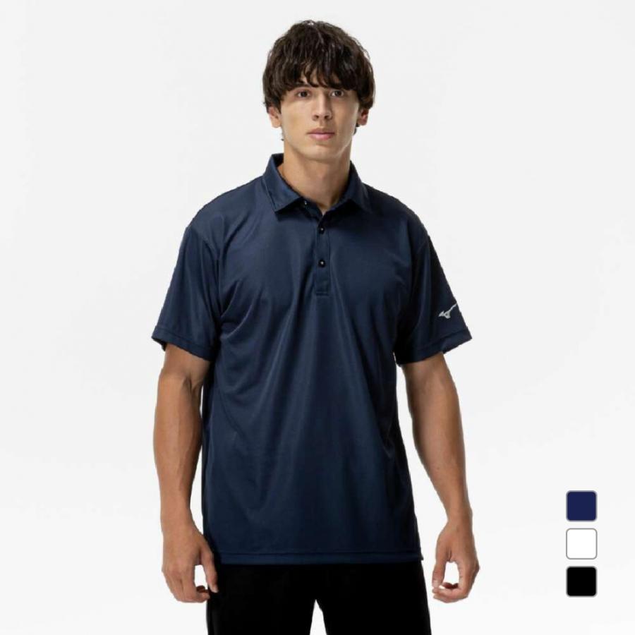 MIZUNO（ミズノ） メンズ 半袖 機能 ポロシャツ ナビドライポロシャツ