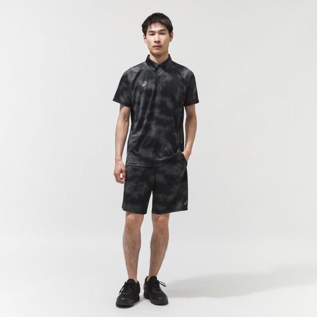ASICS（アシックス） メンズ 半袖 機能 ポロシャツ ドライグラフィック