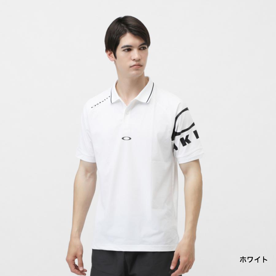 Oakley - 黎＊ブロフ必読 OAKLEY オークリー  半袖ポロシャツ ホワイト XL OAKLEY オークリー メンズ 半袖 ポロシャツ O-SYNC PACK POLO