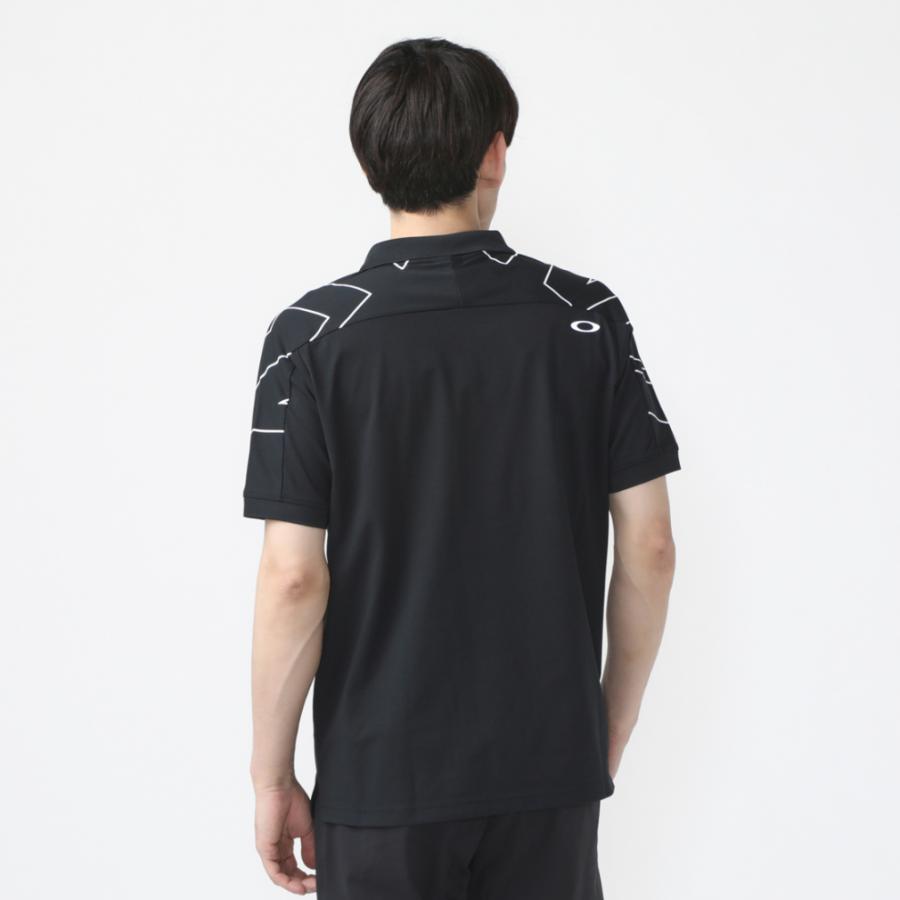 オークリー メンズ 半袖 機能 ポロシャツ ENHANCE SS GRAPHIC POLO1.0 FOA406312 スポーツウェア OAKLEY｜alpen-group｜06