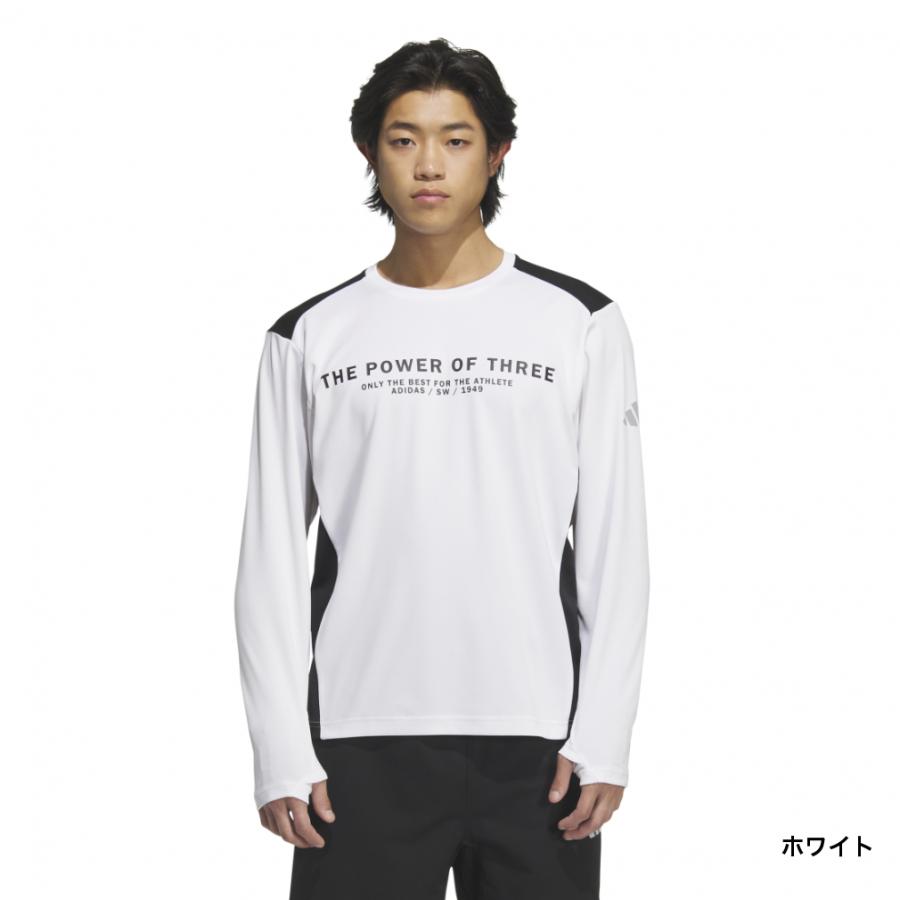 adidas（アディダス） メンズ 長袖 機能 Tシャツ アディダス