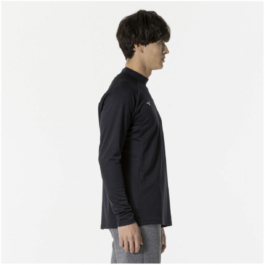 MIZUNO（ミズノ） メンズ 長袖 機能 Tシャツ ブレスサーモハイネックT
