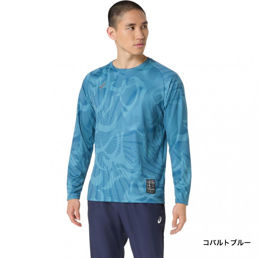 ASICS（アシックス） メンズ 長袖 機能 Tシャツ ドライグラフィック